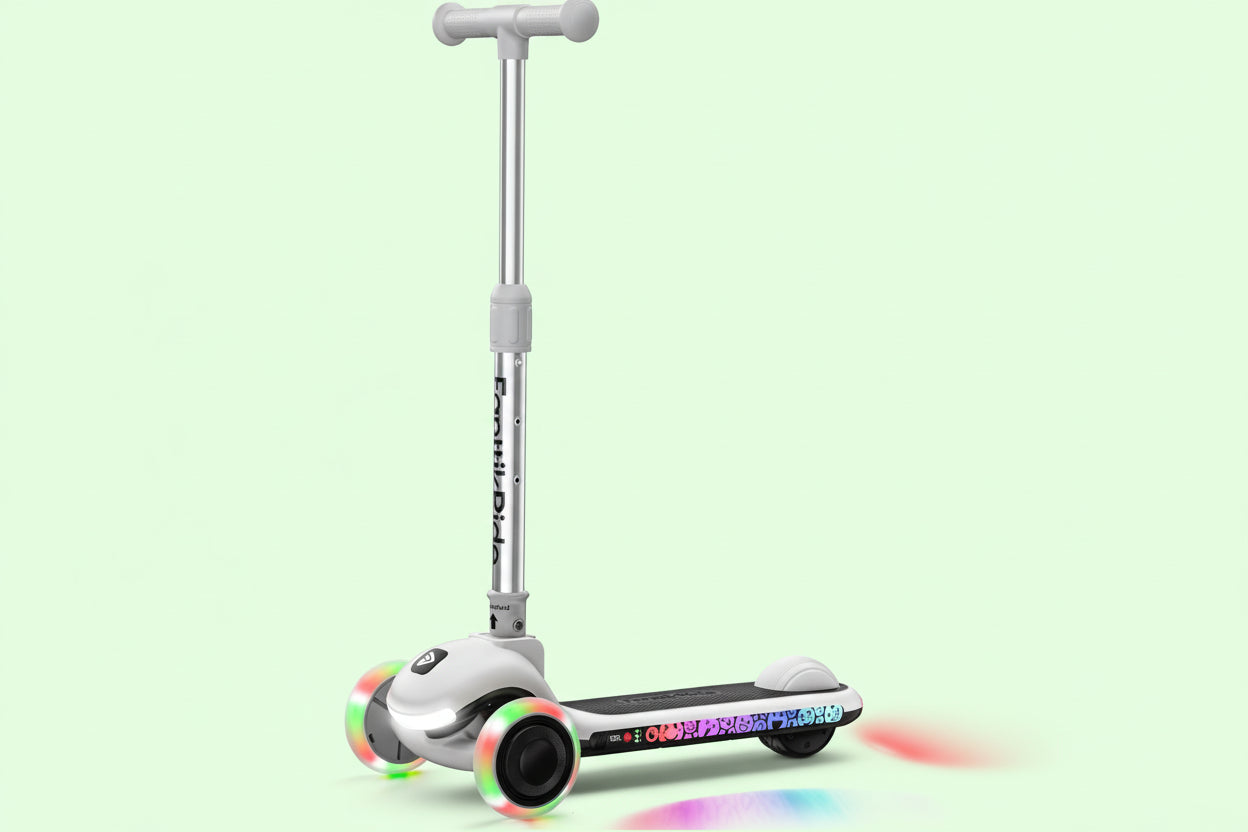 FanttikRide K9 Pro Trottinette Electrique pour Enfants, 3/6/10 km/h, Mode Vitesse IA, Charge Rapide Type-C, 5 Modes D'éclairage, Guidon Réglable, pour Enfants Jusqu'à 60 kg