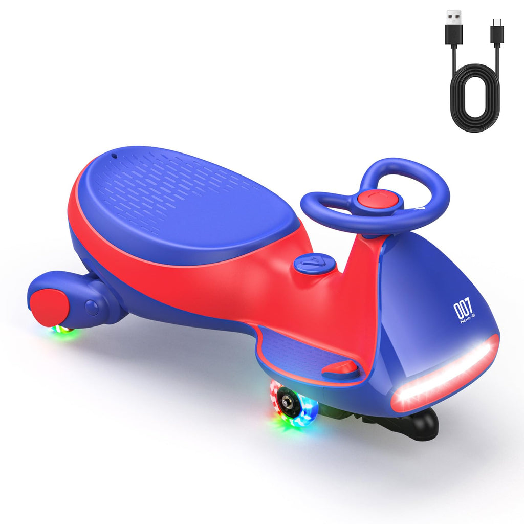 FanttikRide 12V N7 Pro Voiture Électrique Enfants, Anti-Bascule, Ergonomique, 2 en 1, 2 Vitesses, Roues Clignotantes, Bluetooth, Chargement Type C, pour Enfants à Partir de 3 Ans, 68 Kg.