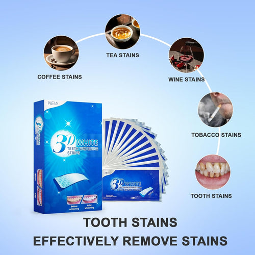 Teeth Whitening Strips 14 Kit - For Teeth Whitening , Deep Stains Removal, Carefully Designed Whitening Strips, Allowing You To Have a Brighter Smile(28 Pcs)