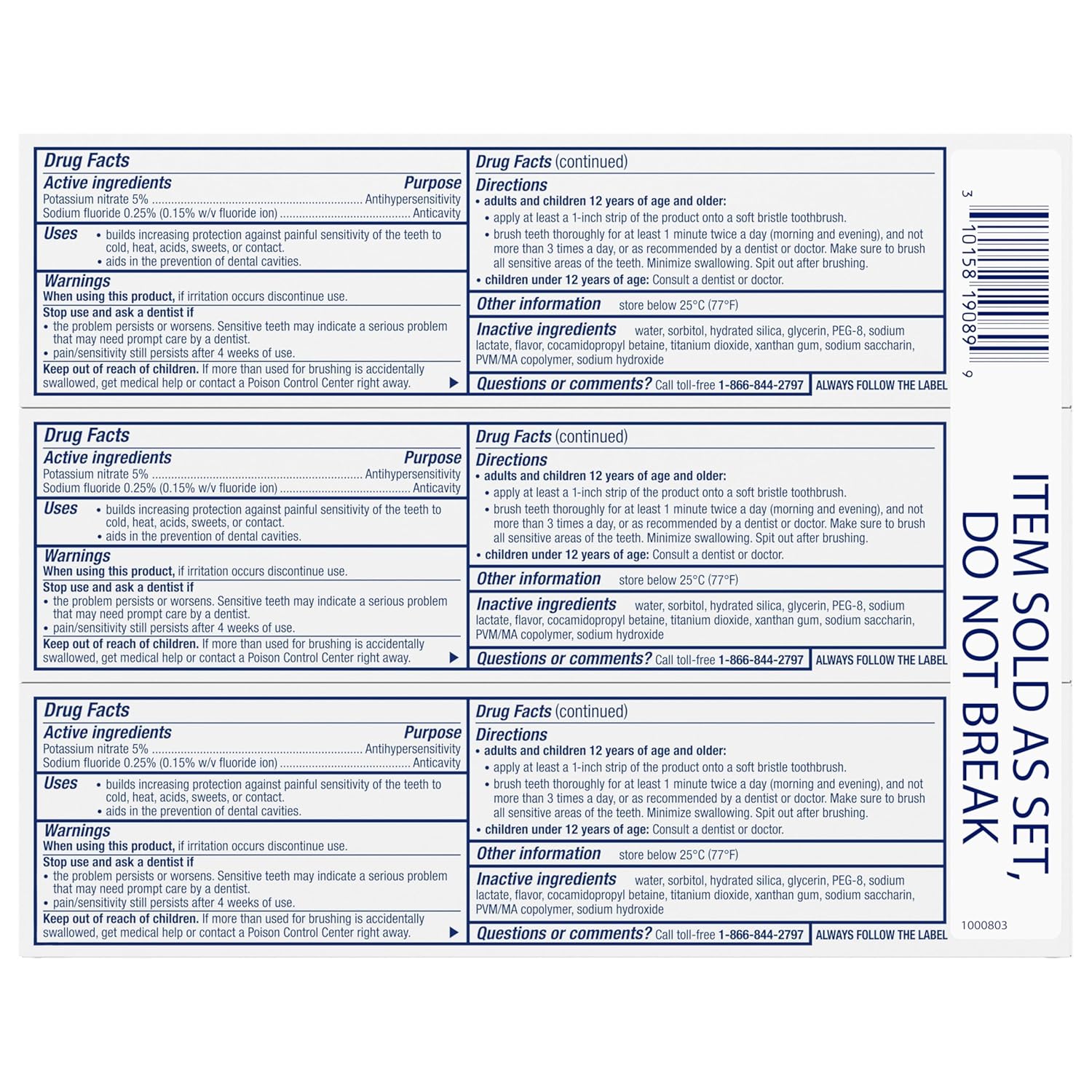 Sensodyne Pronamel Intensive Enamel Repair Toothpaste for Sensitive Teeth, to Reharden and Strengthen Enamel, Extra Fresh - 3.4 Ounces (Pack of 4)