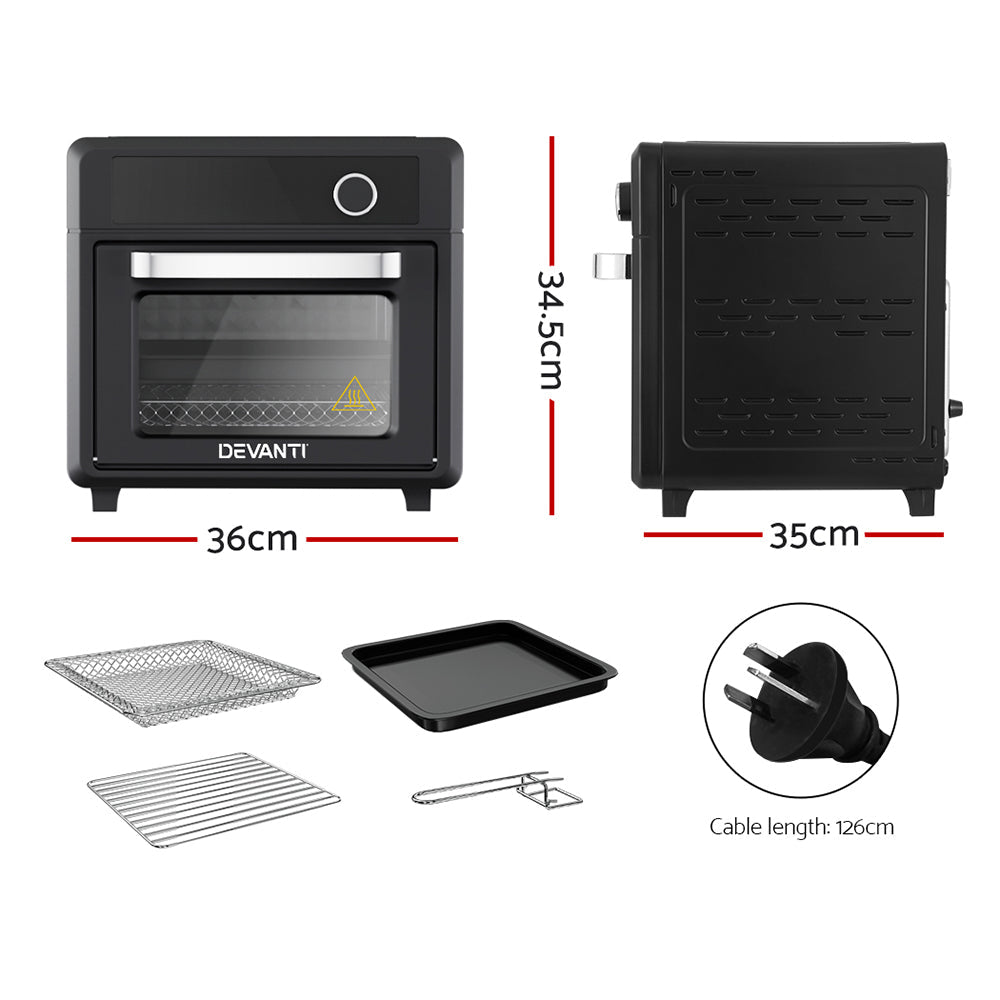 NNEDSZ Air Fryer 20L LCD Fryers Oven